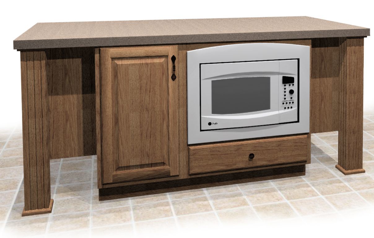Microwave in Island | Colony Homes
