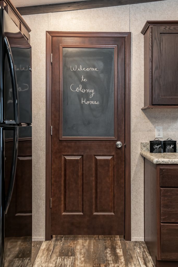 Chalkboard Accent On Interior Door Colony Homes